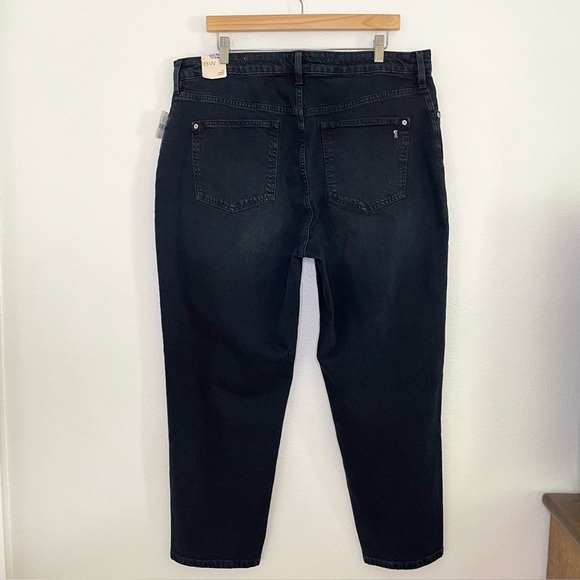 NWT Anthropologie Pilcro The Vintage Straight High Waist Jean Dark Denim 18W - Picture 6 of 16